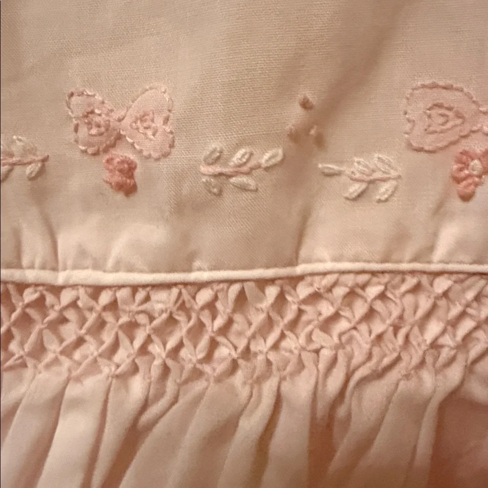Charming Pink‎ Kids Romper with Embroidery Sz 6M